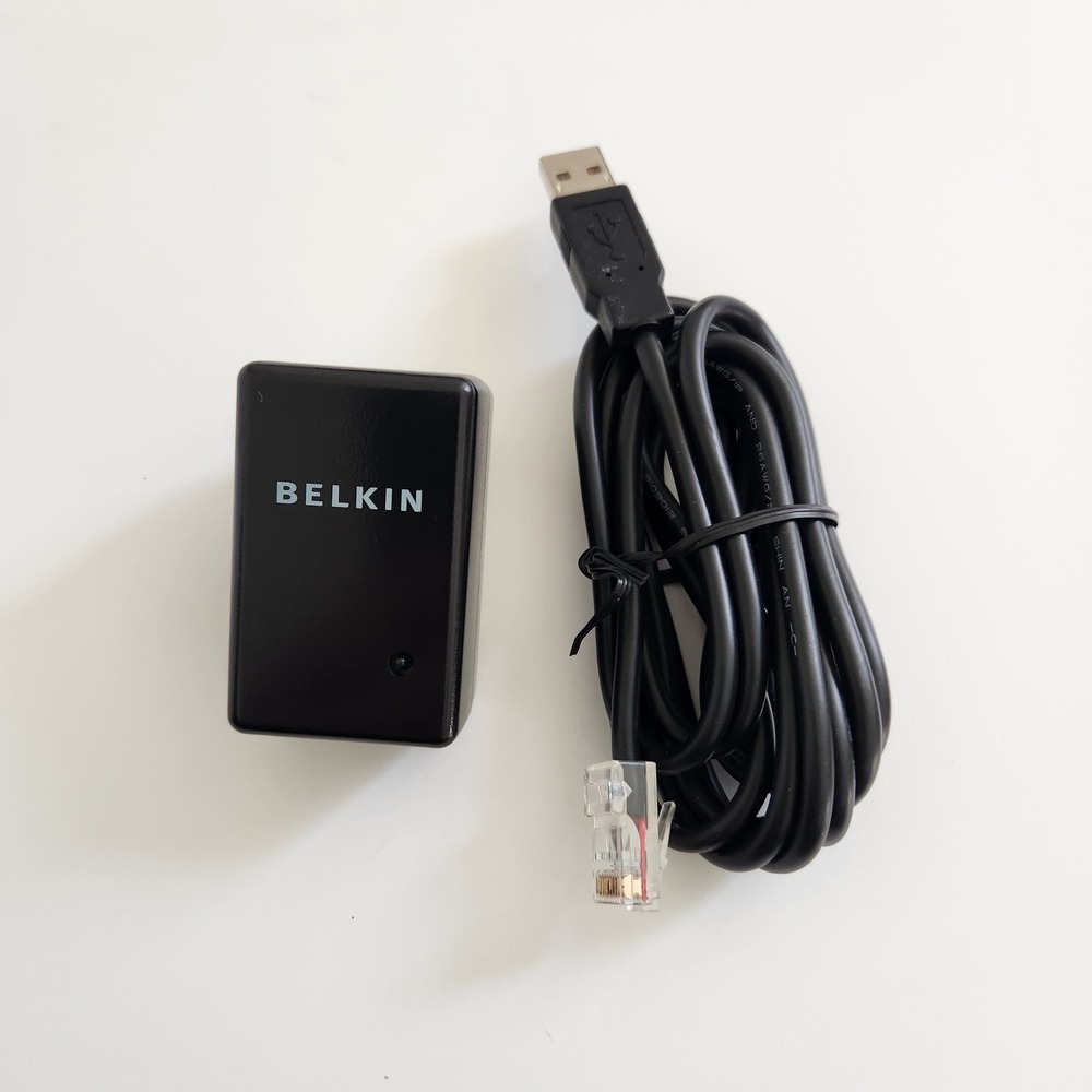 Belkin F8Z009 AC Adapter & USB to RJ45 940-0127B Console‎ Cable Black